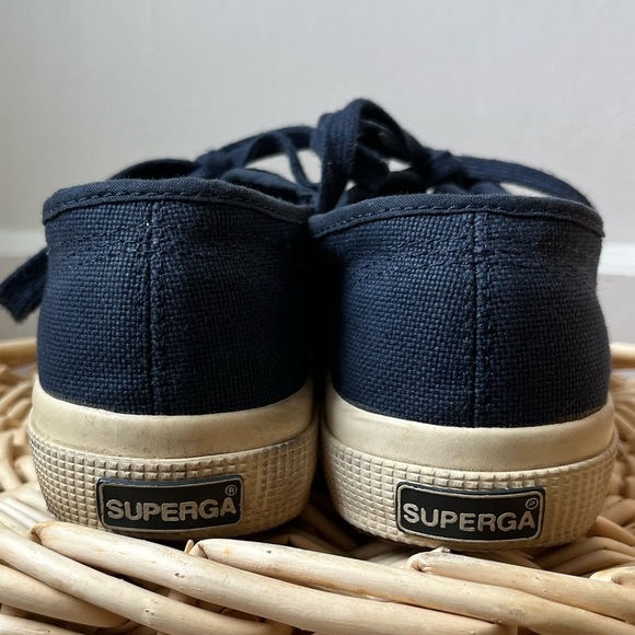 Women’s Superga Sneakers - Navy 6 - Picture 4 of 7